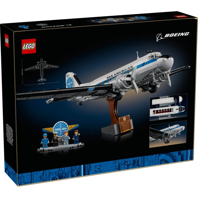 Конструктор LEGO Icons Пасажирський літак Douglas DC-3 PAN AM (11378)
