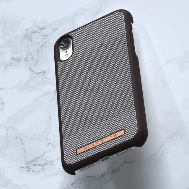 Чохол Nordic Elements Saeson Idun для iPhone XR Dark Brown Pattern 1 (E20294)