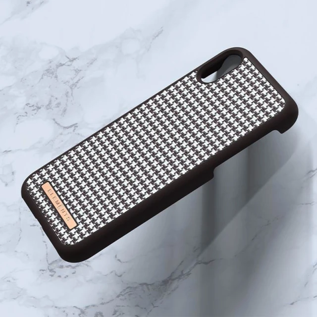 Чехол Nordic Elements Saeson Idun для iPhone XR Dark Brown Pattern 2 (E20295)