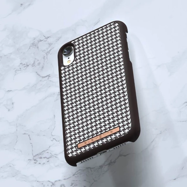 Чехол Nordic Elements Saeson Idun для iPhone XR Dark Brown Pattern 2 (E20295)