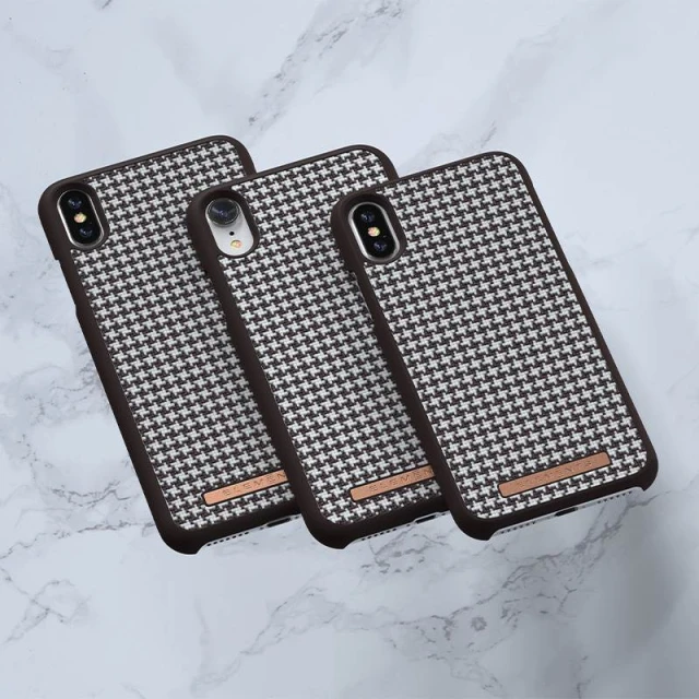 Чехол Nordic Elements Saeson Idun для iPhone XR Dark Brown Pattern 2 (E20295)