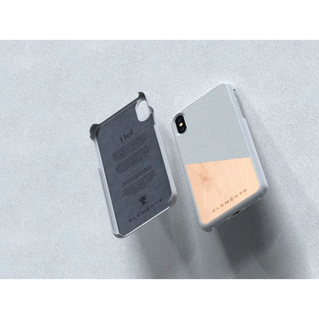 Чехол Nordic Elements Original Hel для iPhone XS Max Light Grey (E20308)