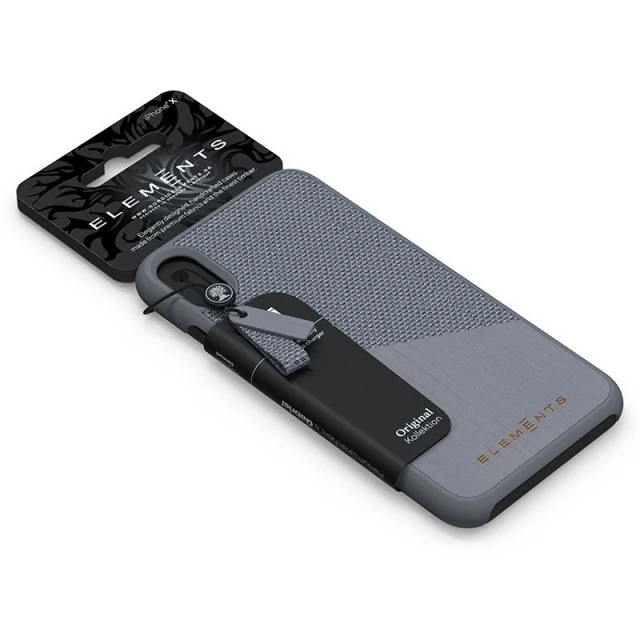 Чехол Nordic Elements Original Hel для iPhone XS Max Mid Grey (E20309)