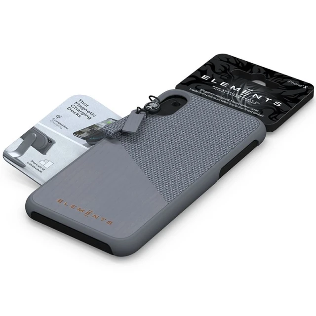 Чехол Nordic Elements Original Hel для iPhone XS Max Mid Grey (E20309)