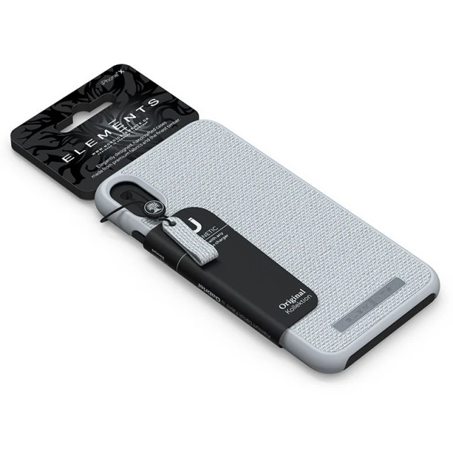 Чохол Nordic Elements Original Idun для iPhone XS Max Light Grey (E20310)
