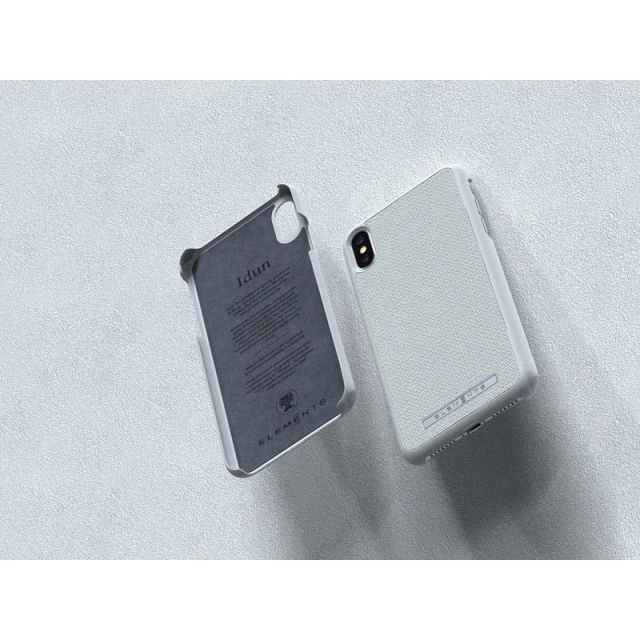 Чохол Nordic Elements Original Idun для iPhone XS Max Light Grey (E20310)