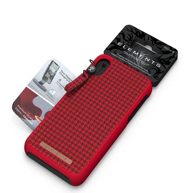 Чохол Nordic Elements Saeson Idun для iPhone XS Max Red (E20312)