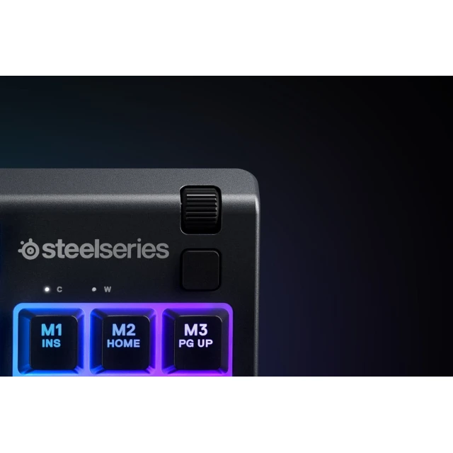 Клавиатура SteelSeries Apex 3 Tenkeyless игровая USB US раскладка (5707119044790)