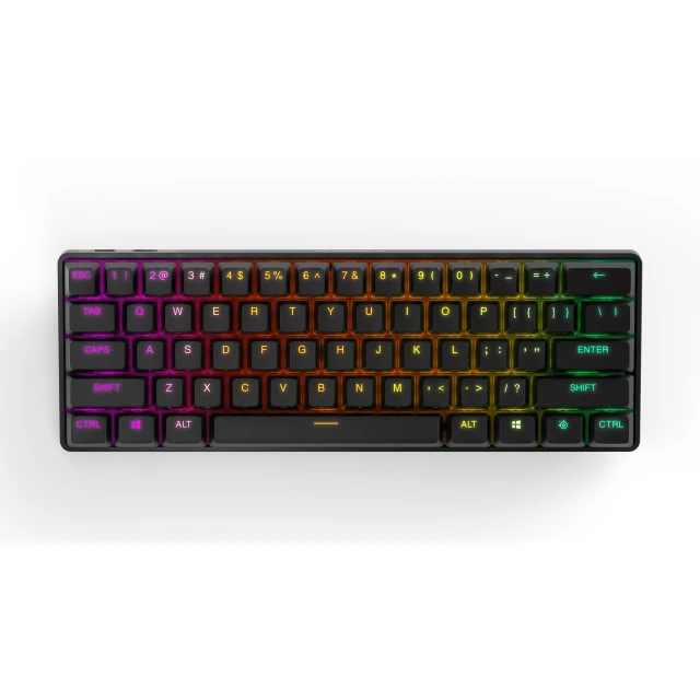 Клавіатура SteelSeries Apex Pro Mini бездротова ігрова OmniPoint US розкладка Black (5707119044912)