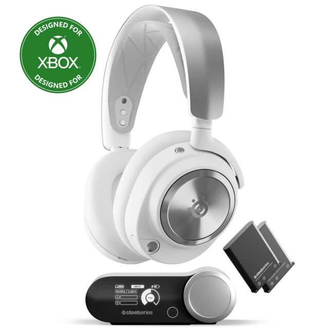 Навушники SteelSeries Arctis Nova Pro дротові ігрові USB Type-C White (5707119058056)