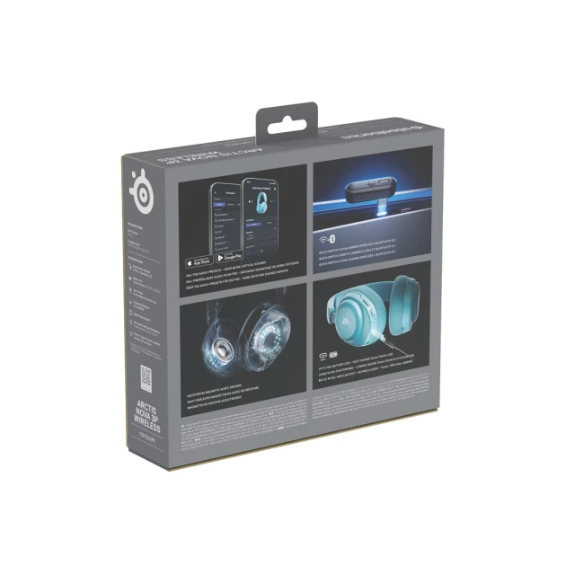 Навушники SteelSeries Arctis Nova 3P Wireless for PlayStation Aqua (5707119059558)