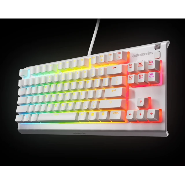 Клавіатура SteelSeries Apex 3 TKL US розкладка White (5707119060523)