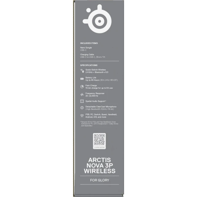 Навушники SteelSeries Arctis Nova 3P Wireless for PlayStation Lavender (5707119061315)
