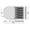 Намет Easy Camp Hamra 5 тунельний 5-місний Grey (5709388144720)
