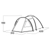 Намет куполовий Easy Camp Kinn 5 для 5 осіб Green (5709388144867)