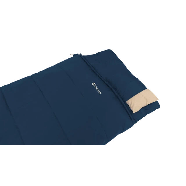 Спальний мішок Outwell Contour Lux 220 x 85 см від -19 до 15 °C Deep Blue (5709388158949)