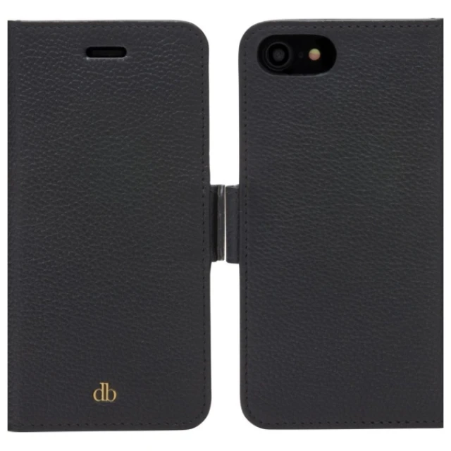 Чохол dbramante 1928 New York 2в1 Wallet для iPhone 7 | 8 | SE 2020 | SE 2022 Black (53261)