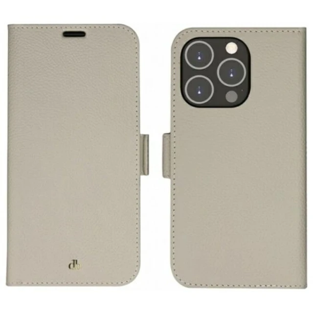 Чохол dbramante1928 New York 2w1 Wallet для iPhone 14 Pro Sand Dune (51961)