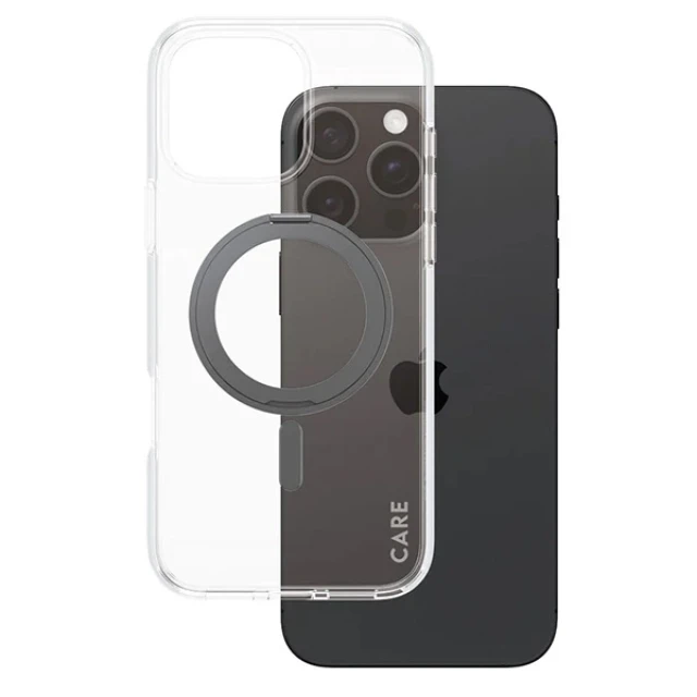 Чохол PanzerGlass Feature Kickstand Case для iPhone 16 Pro Max Black with MagSafe (1324)