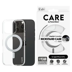 Чохол PanzerGlass Feature Kickstand Case для iPhone 16 Pro Silver with MagSafe (1326)