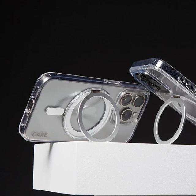 Чохол PanzerGlass Feature Kickstand Case для iPhone 16 Pro Silver with MagSafe (1326)