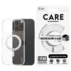 Чохол PanzerGlass Feature Kickstand Case для iPhone 16 Pro Max Silver with MagSafe (1328)