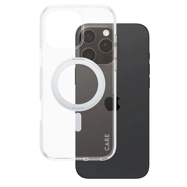 Чохол PanzerGlass Feature Kickstand Case для iPhone 16 Pro Max Silver with MagSafe (1328)