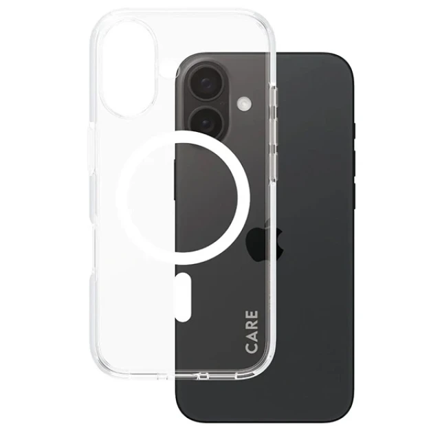 Чохол PanzerGlass Flagship Case для iPhone 16 White with MagSafe (1337)