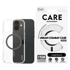 Чохол PanzerGlass Flagship Case для iPhone 16 Black with MagSafe (1345)