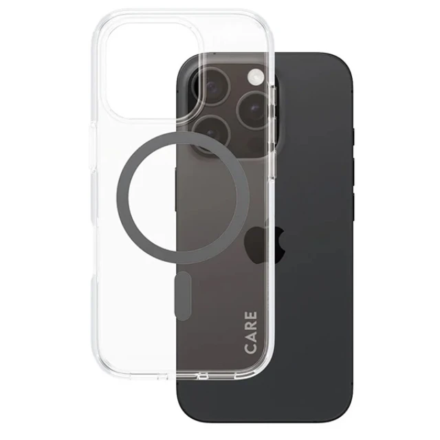 Чохол PanzerGlass Flagship Case для iPhone 16 Pro Black with MagSafe (1346)
