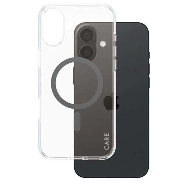 Чохол PanzerGlass Flagship Case для iPhone 16 Plus Black with MagSafe (1347)
