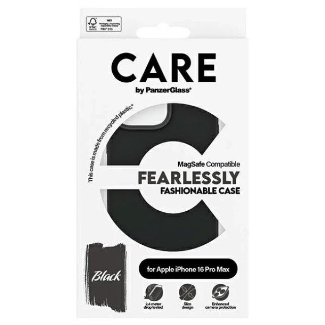 Чохол PanzerGlass Fashion Case для iPhone 16 Pro Max Black with MagSafe (1380)