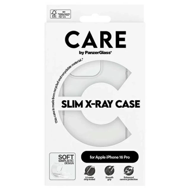 Чохол PanzerGlass X-Ray Soft Basic Case для iPhone 16 Pro Transparent with MagSafe (1442)