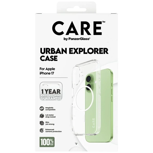 Чохол PanzerGlass Flagship Urban Explorer для iPhone 17 White with MagSafe (5715685026836)