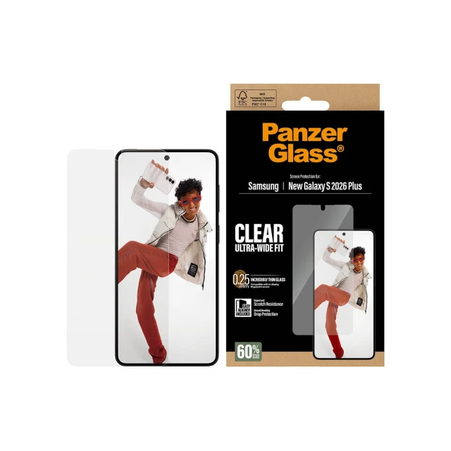 Захисне скло PanzerGlass з EasyAligner для Samsung Galaxy S26 Plus (5715685033834)