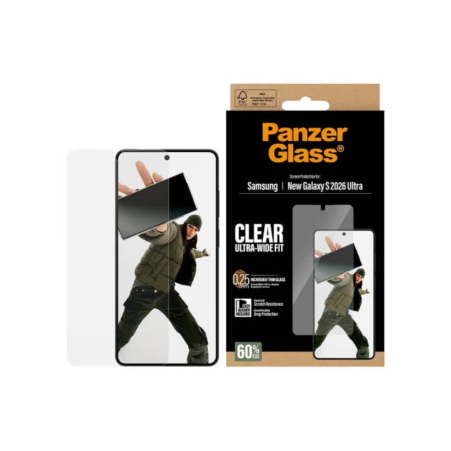 Захисне скло PanzerGlass з EasyAligner для Samsung Galaxy S26 Ultra (5715685033841)