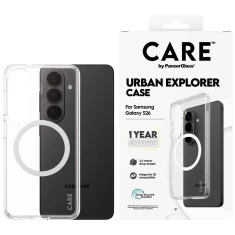 Чохол PanzerGlass Urban Explorer для Samsung Galaxy S26 Transparent with White Qi (5715685034114)