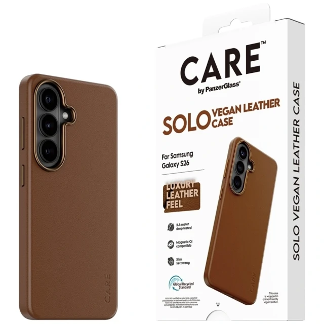 Чохол PanzerGlass Solo для Samsung Galaxy S26 Brown (5715685037917)