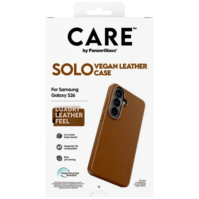 Чохол PanzerGlass Solo для Samsung Galaxy S26 Brown (5715685037917)