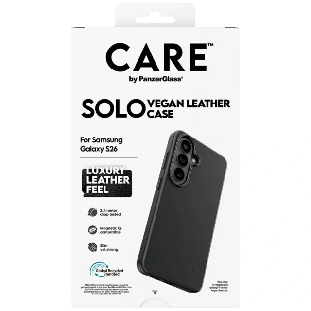 Чохол PanzerGlass Solo для Samsung Galaxy S26 Black (5715685037924)