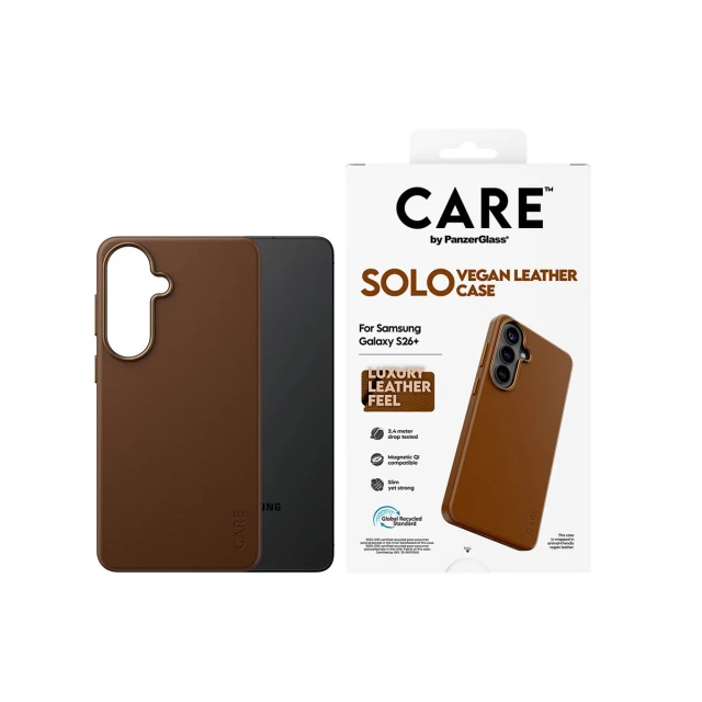 Чохол PanzerGlass CARE Solo для Samsung Galaxy S26 Plus Brown (5715685037931)