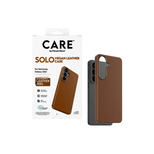 Чохол PanzerGlass CARE Solo для Samsung Galaxy S26 Plus Brown (5715685037931)