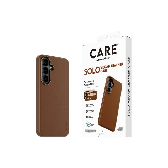 Чохол PanzerGlass CARE Solo для Samsung Galaxy S26 Plus Brown (5715685037931)