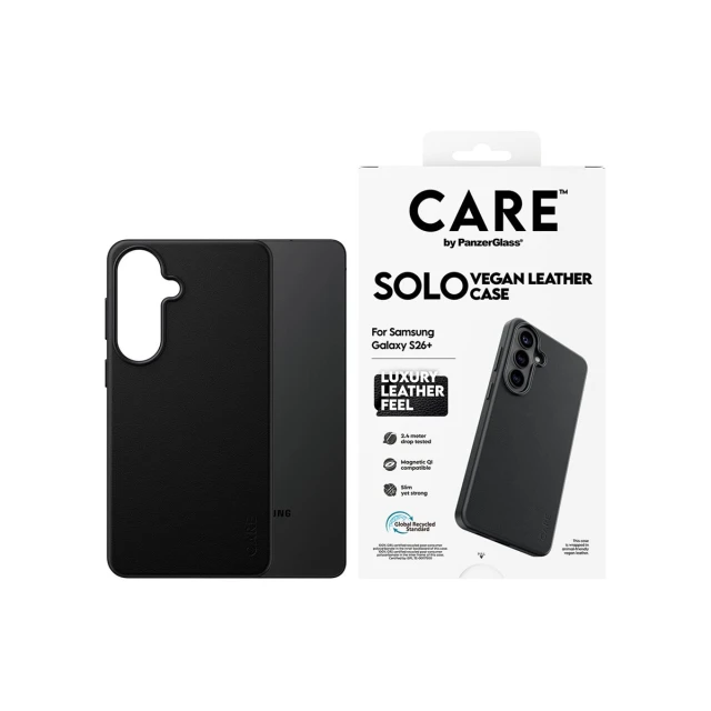 Чохол PanzerGlass CARE Solo для Samsung Galaxy S26 Plus Black (5715685037948)
