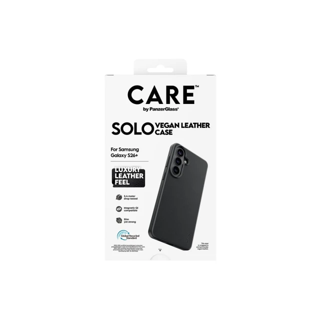 Чохол PanzerGlass CARE Solo для Samsung Galaxy S26 Plus Black (5715685037948)