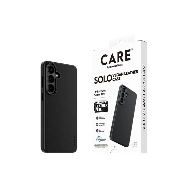 Чохол PanzerGlass CARE Solo для Samsung Galaxy S26 Plus Black (5715685037948)