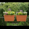 Вазон балконний LAMELA LOBELIA 450x290 Red (5900119316434)