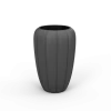 Вазон LAMELA GAJA 400 середній Anthracite (5900119828968)