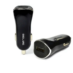Автомобільний зарядний пристрій Beline CC19 1xUSB 1A Black (5900168331198)