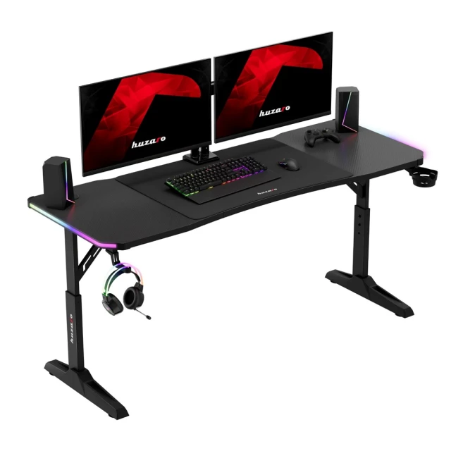 Игровой стол Huzaro Hero 4.6 RGB Black (5900415030270)